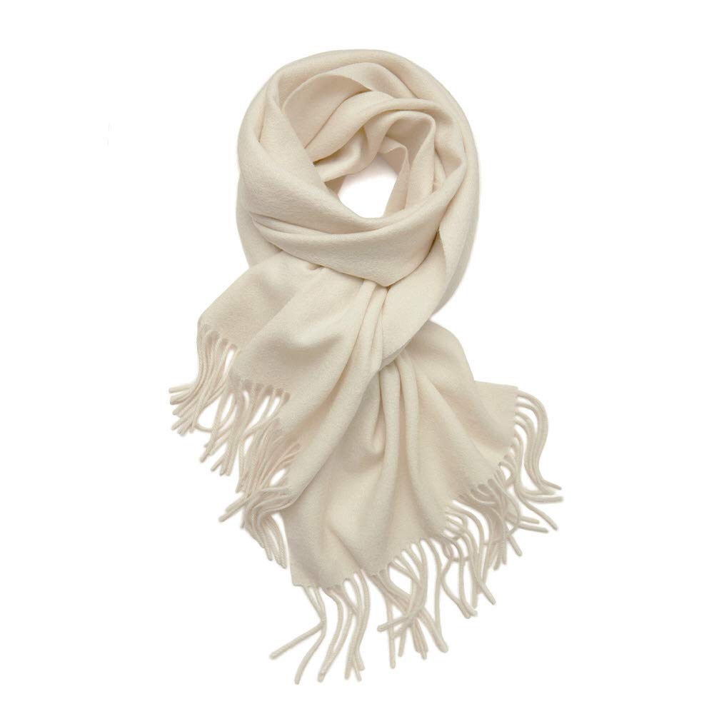 LaniLani 100% Merino Wool Scarf Shawl for Women, Warm and Oversized, Pashmina Cashmere feel, 78” x 28”, Winter Gift for Women