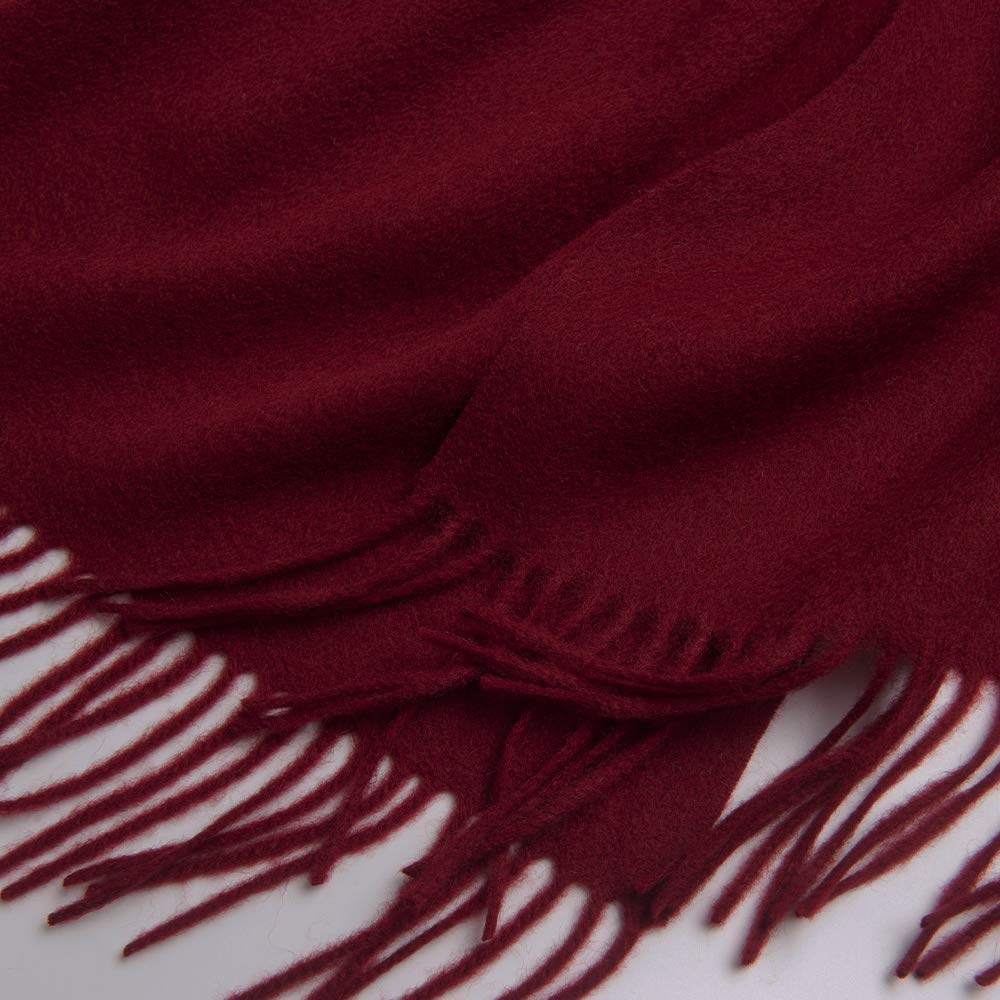 LaniLani 100% Merino Wool Scarf Shawl for Women, Warm and Oversized, Pashmina Cashmere feel, 78” x 28”, Winter Gift for Women