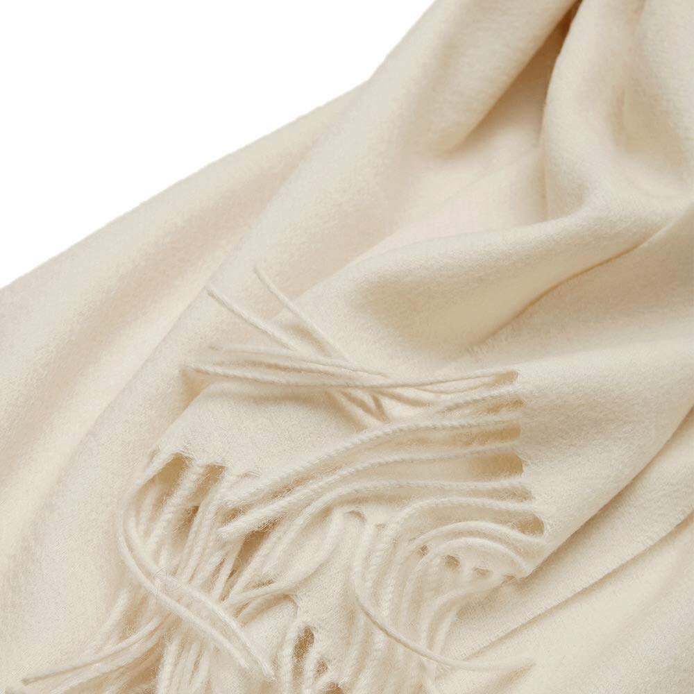 LaniLani 100% Merino Wool Scarf Shawl for Women, Warm and Oversized, Pashmina Cashmere feel, 78” x 28”, Winter Gift for Women