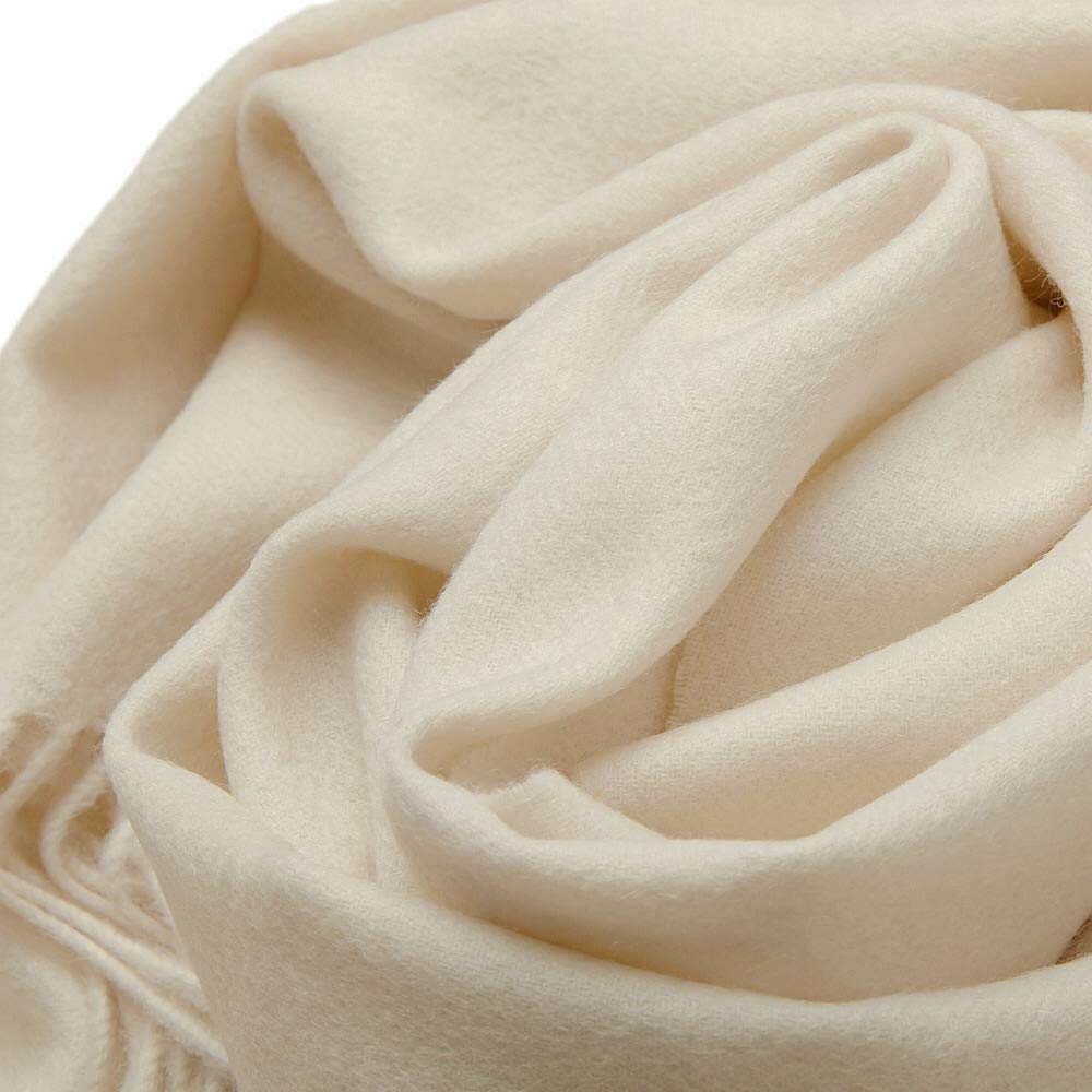 LaniLani 100% Merino Wool Scarf Shawl for Women, Warm and Oversized, Pashmina Cashmere feel, 78” x 28”, Winter Gift for Women