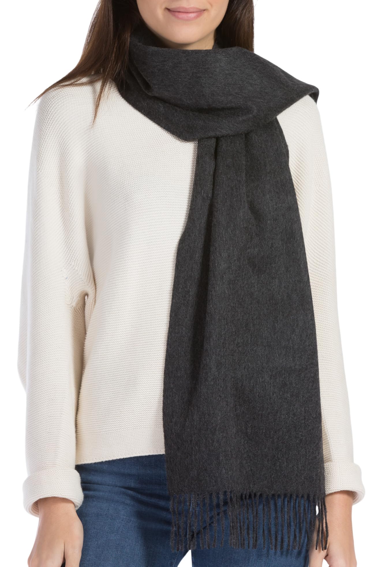 Fishers Finery Women's 100% Pure Cashmere Winter Scarf