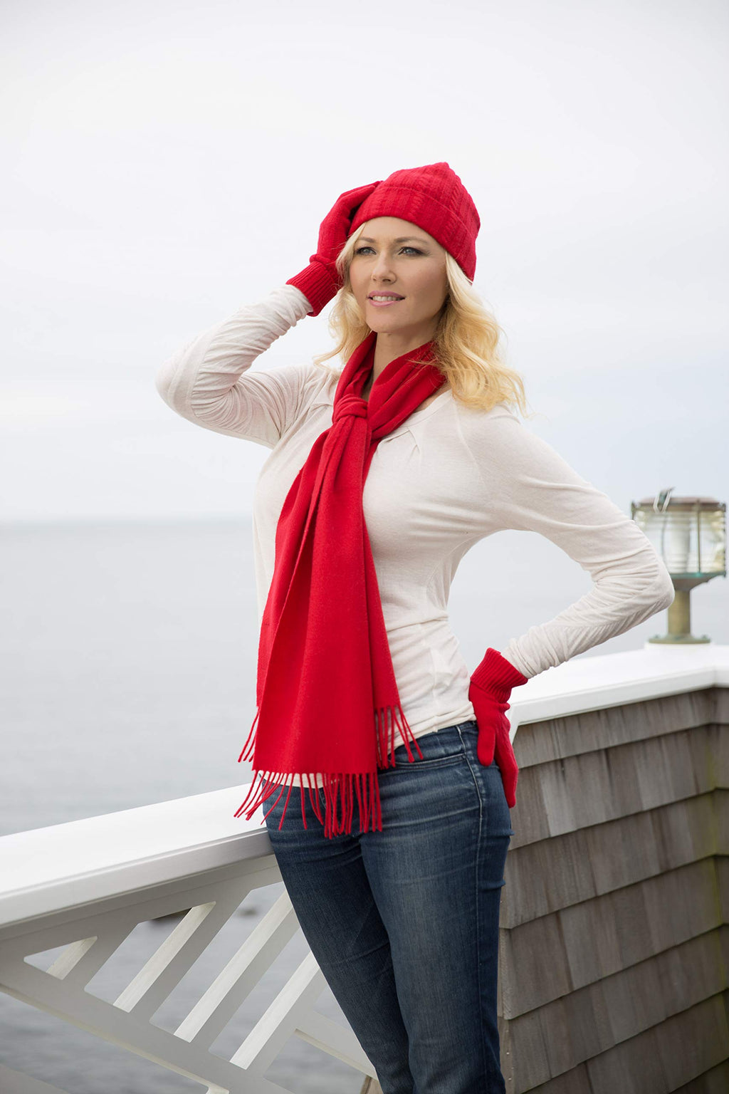 Fishers Finery Women's 100% Pure Cashmere Winter Scarf