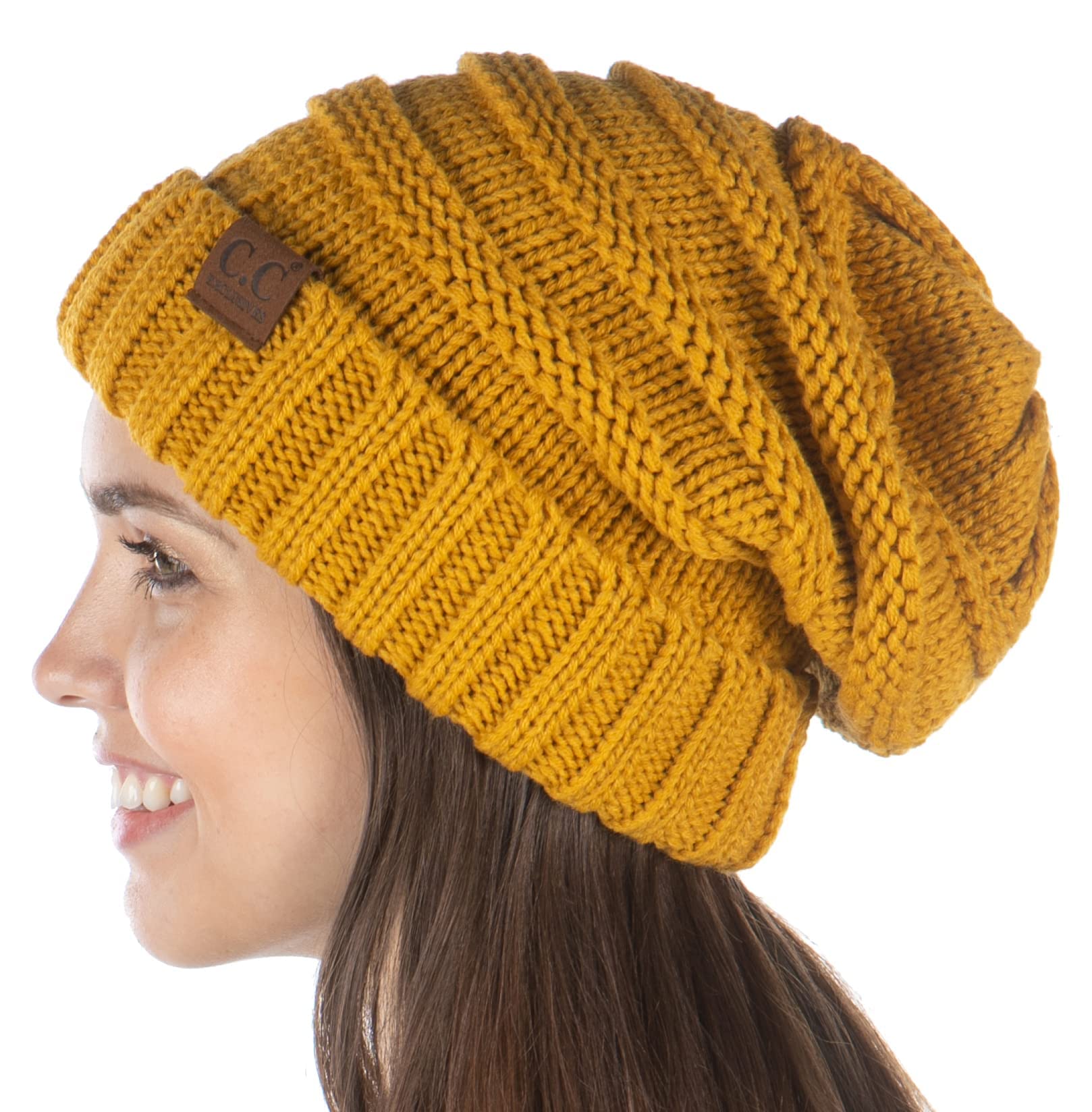 Funky Junque Hat Scarf Glove Set for Women – Matching Winter Set with Oversized Slouchy Beanie, Infinity Scarf & Cozy Gloves