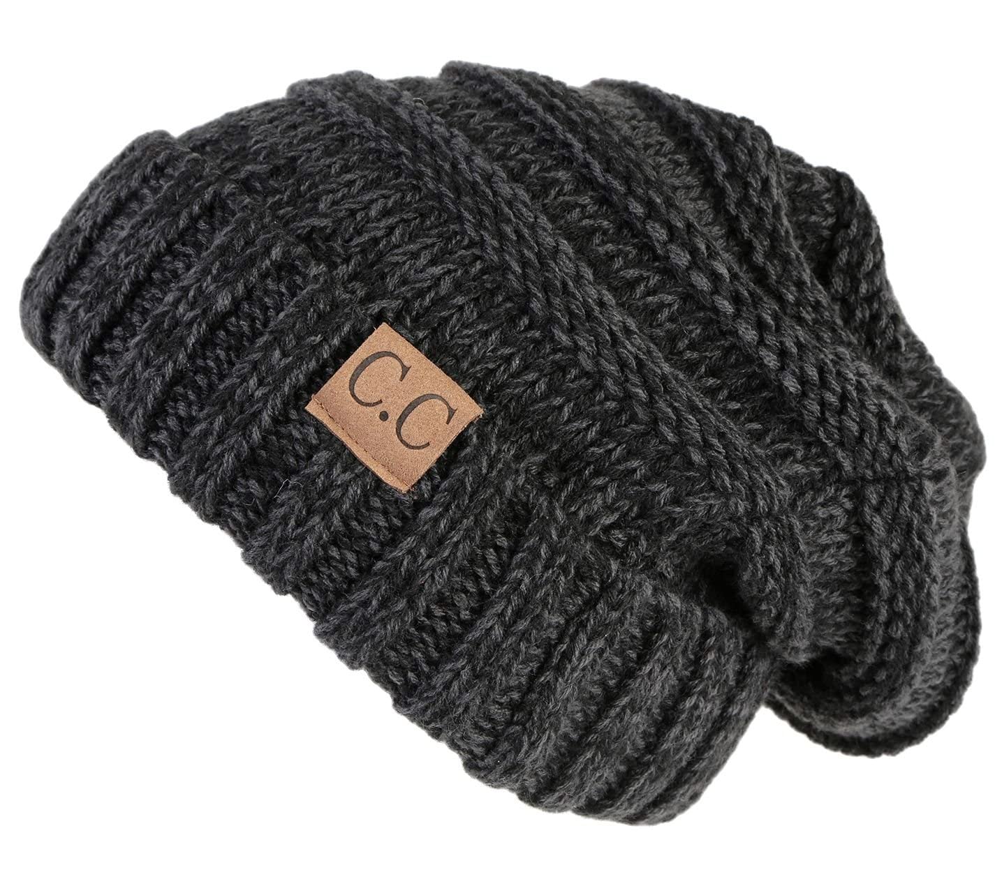 Funky Junque Hat Scarf Glove Set for Women – Matching Winter Set with Oversized Slouchy Beanie, Infinity Scarf & Cozy Gloves