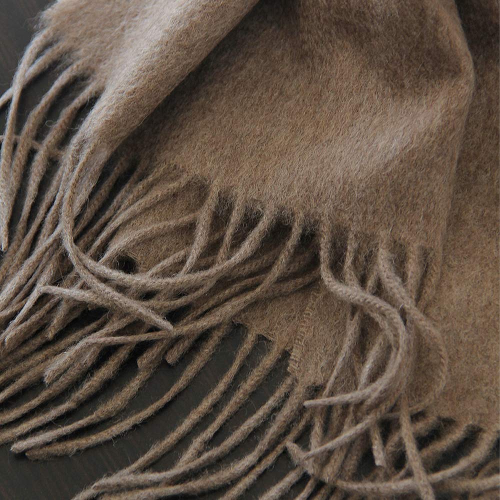 LaniLani 100% Merino Wool Scarf Shawl for Women, Warm and Oversized, Pashmina Cashmere feel, 78” x 28”, Winter Gift for Women