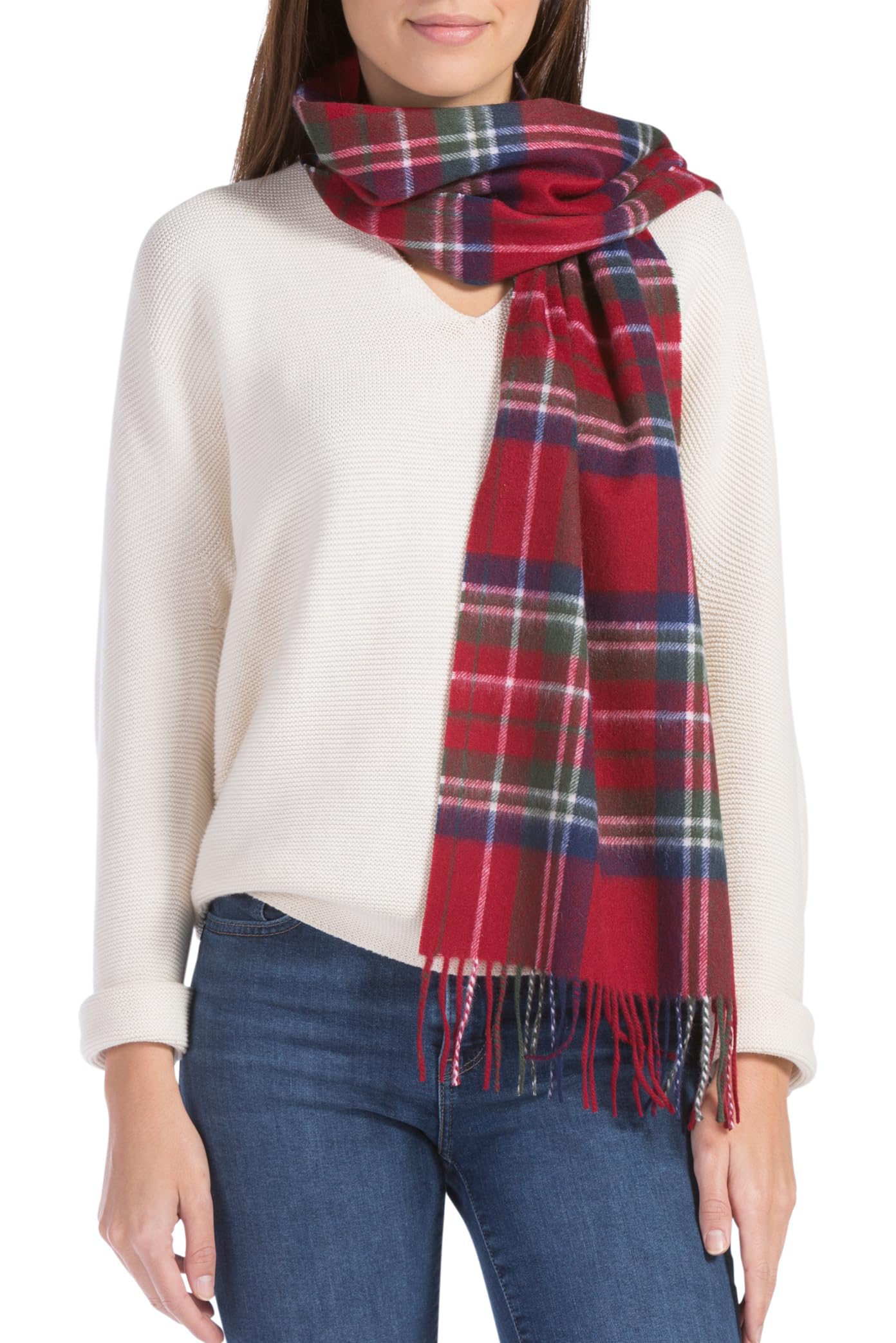 Fishers Finery Women's 100% Pure Cashmere Winter Scarf