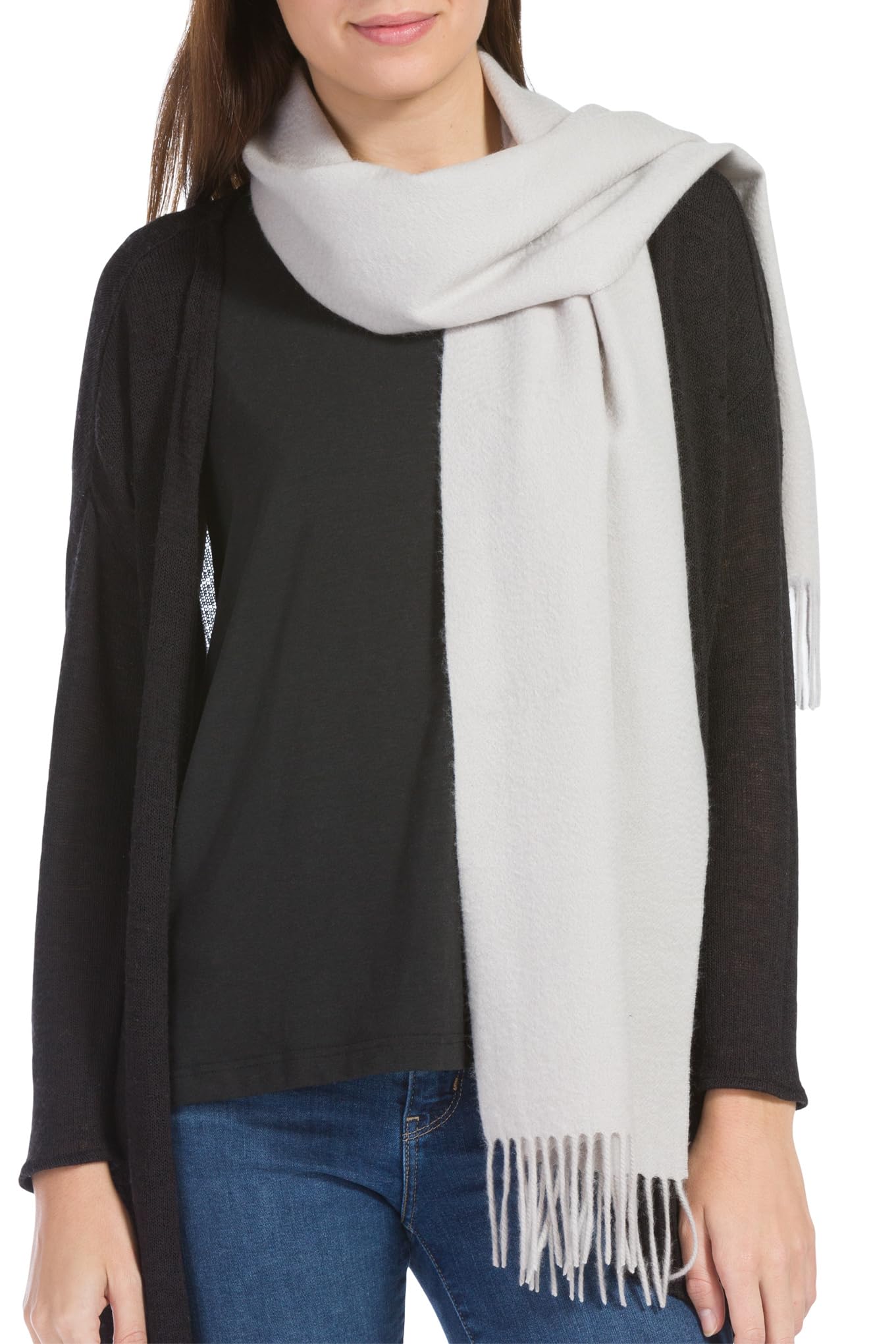 Fishers Finery Women's 100% Pure Cashmere Winter Scarf