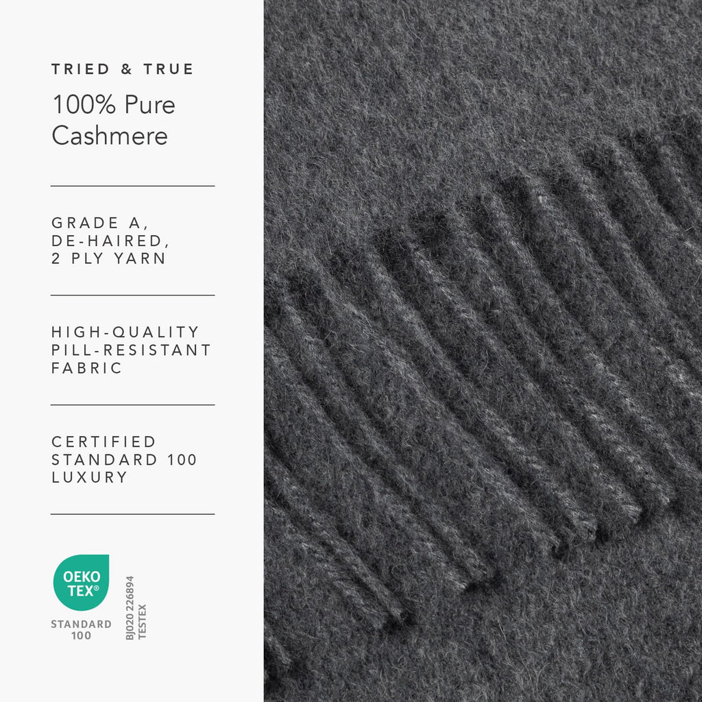 Fishers Finery Women's 100% Pure Cashmere Winter Scarf