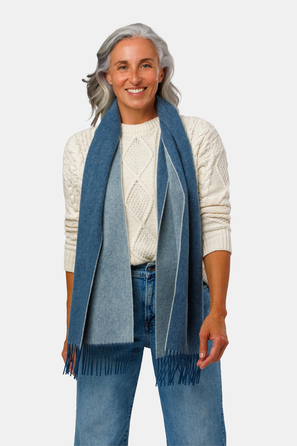 Fishers Finery Women's 100% Pure Cashmere Winter Scarf