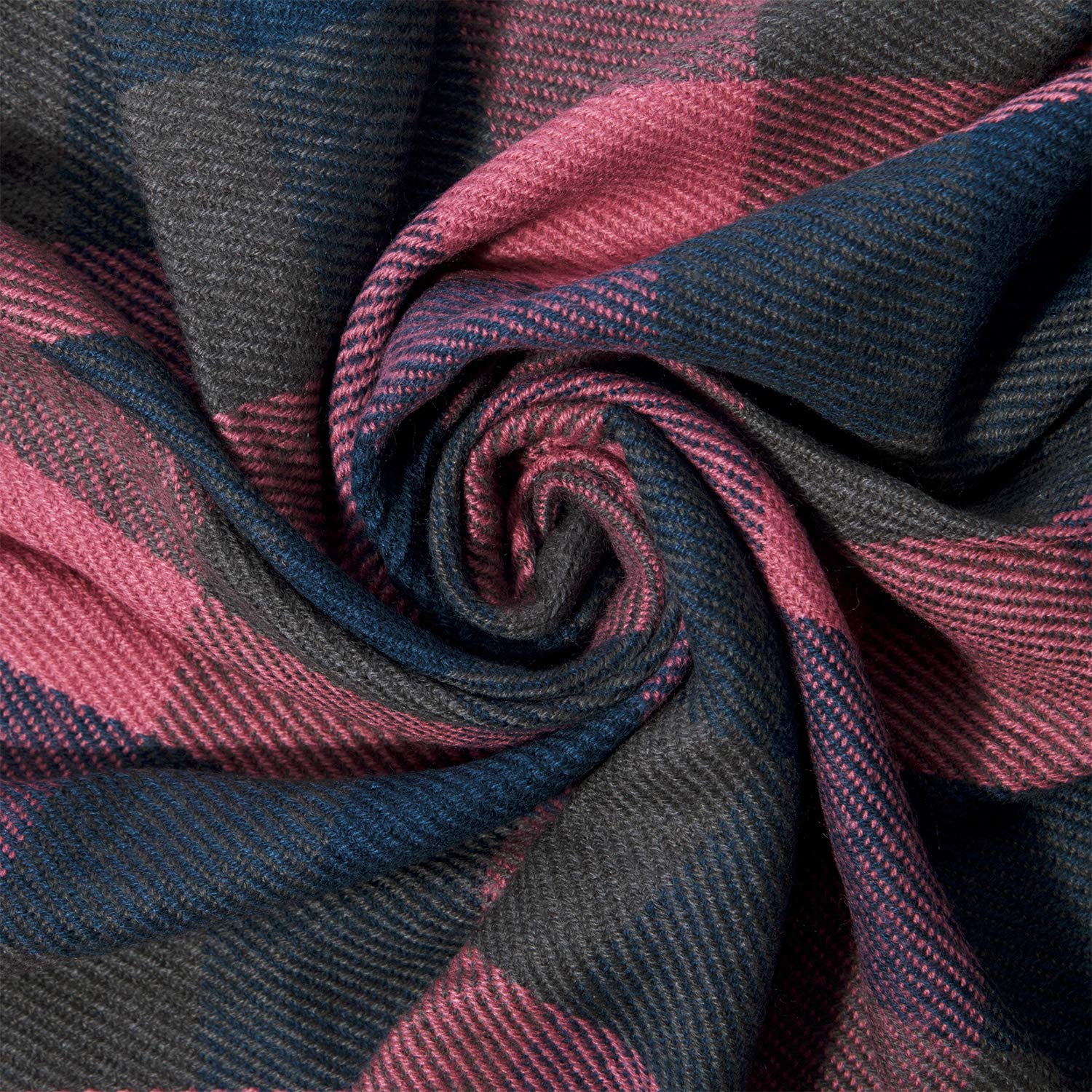 YSense Winter Scarf for Women, Fashion Long Plaid Scarves Warm Big Tartan Blanket Wrap Shawl Ladies Gifts