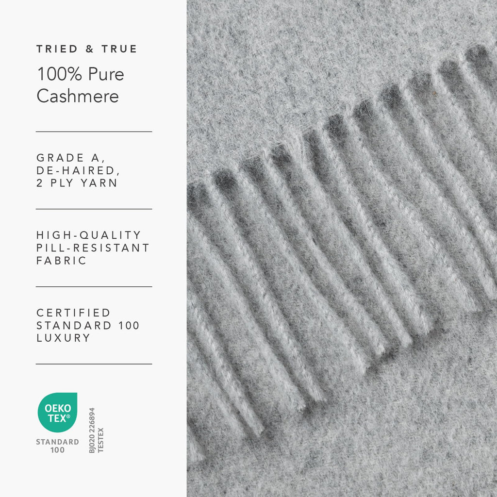 Fishers Finery Women's 100% Pure Cashmere Winter Scarf