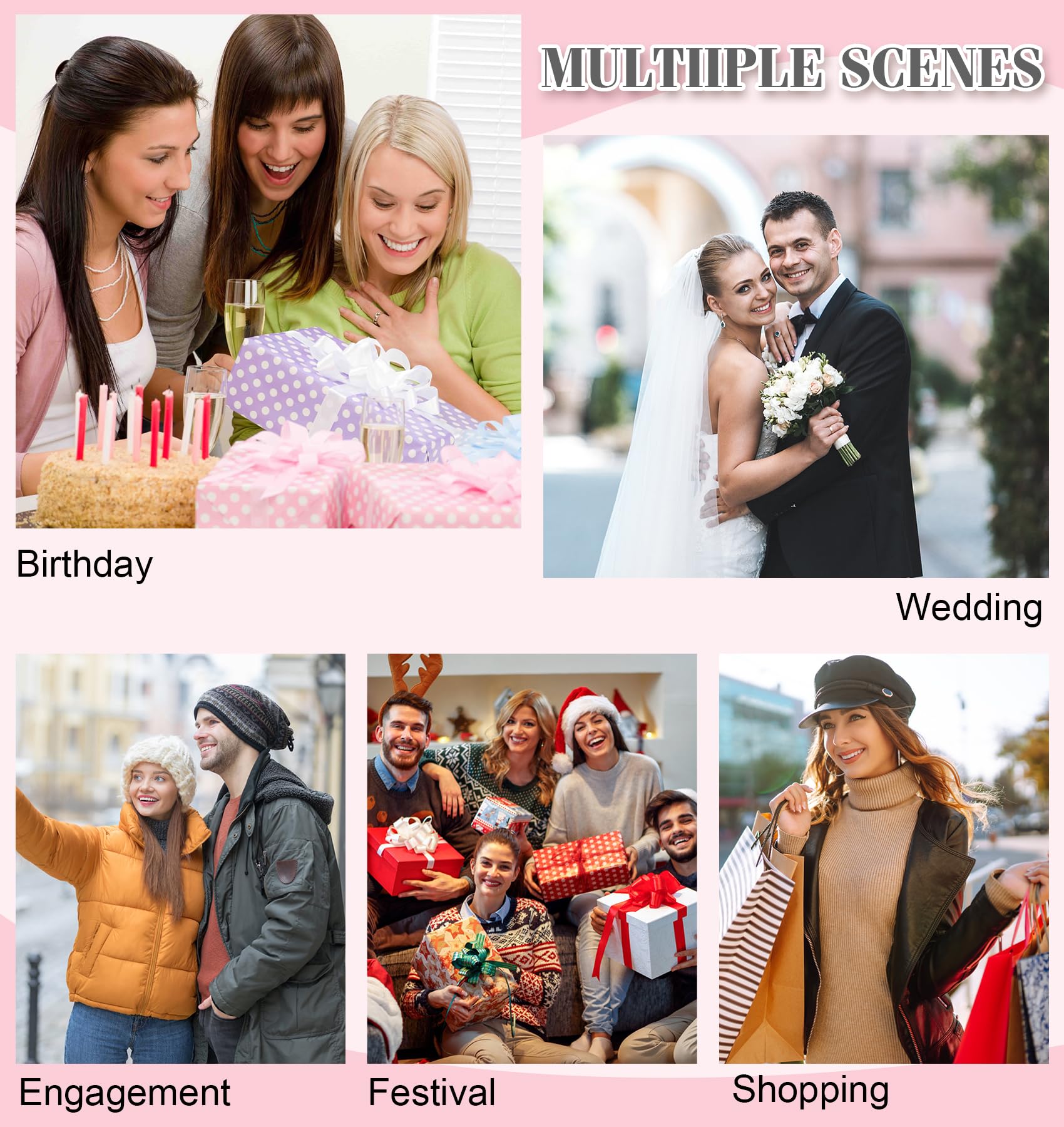 YSense Winter Scarf for Women, Fashion Long Plaid Scarves Warm Big Tartan Blanket Wrap Shawl Ladies Gifts