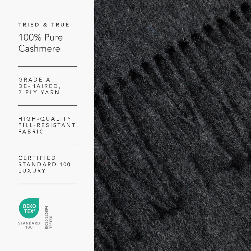 Fishers Finery Women's 100% Pure Cashmere Winter Scarf