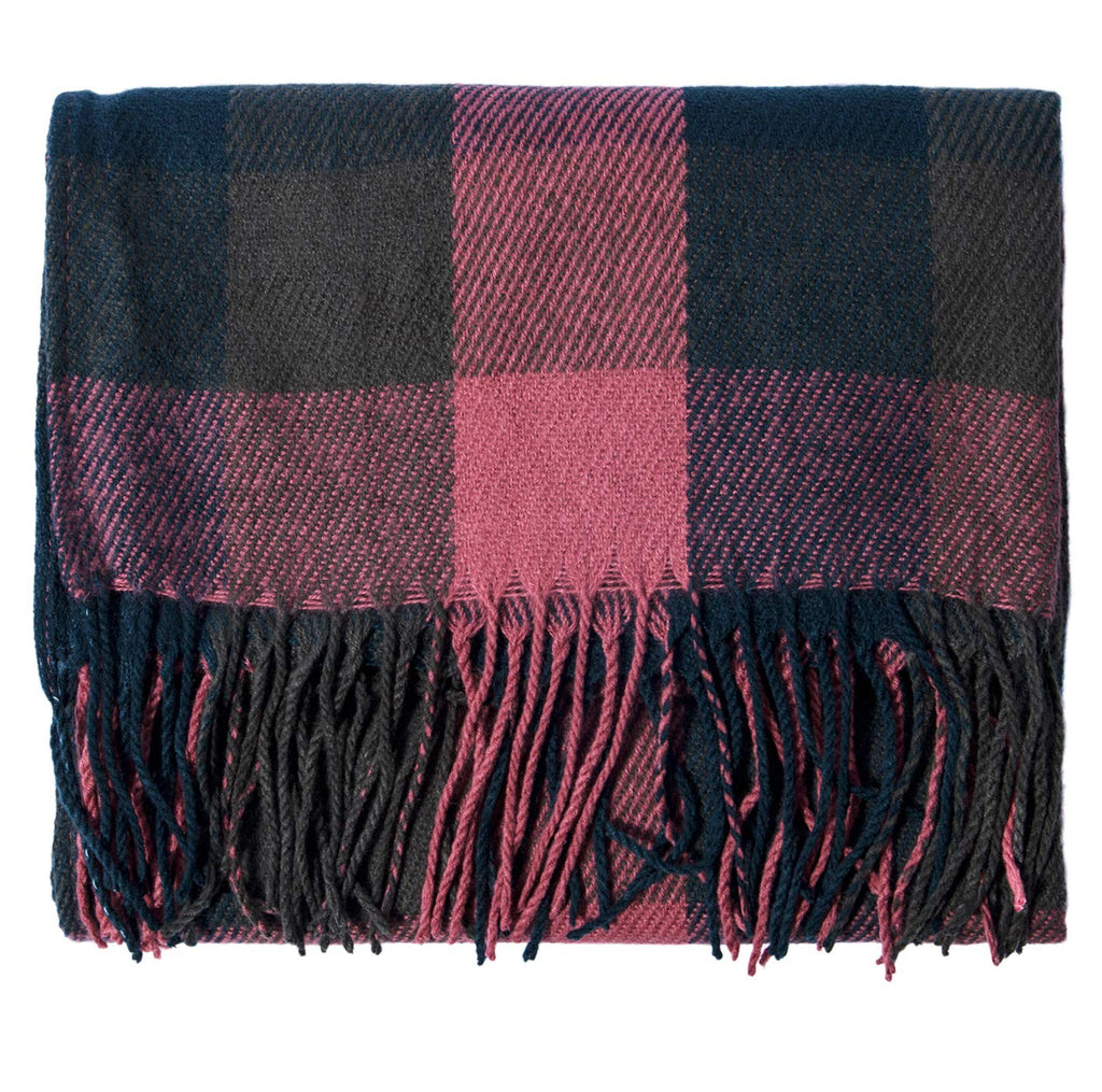 YSense Winter Scarf for Women, Fashion Long Plaid Scarves Warm Big Tartan Blanket Wrap Shawl Ladies Gifts