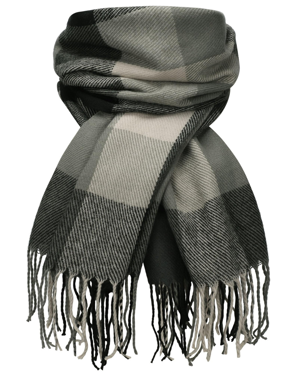 YSense Winter Scarf for Women, Fashion Long Plaid Scarves Warm Big Tartan Blanket Wrap Shawl Ladies Gifts