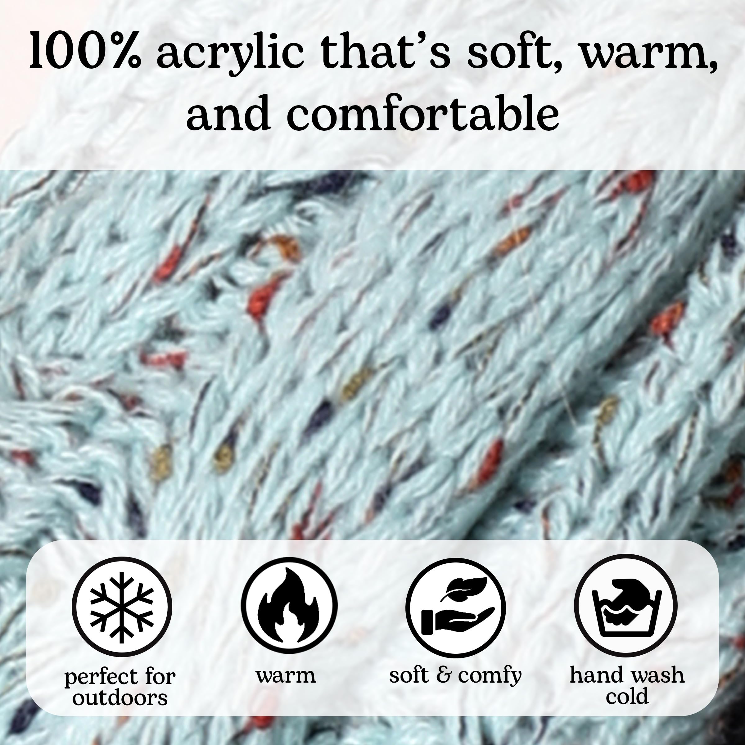 Funky Junque Hat Scarf Glove Set for Women – Matching Winter Set with Oversized Slouchy Beanie, Infinity Scarf & Cozy Gloves