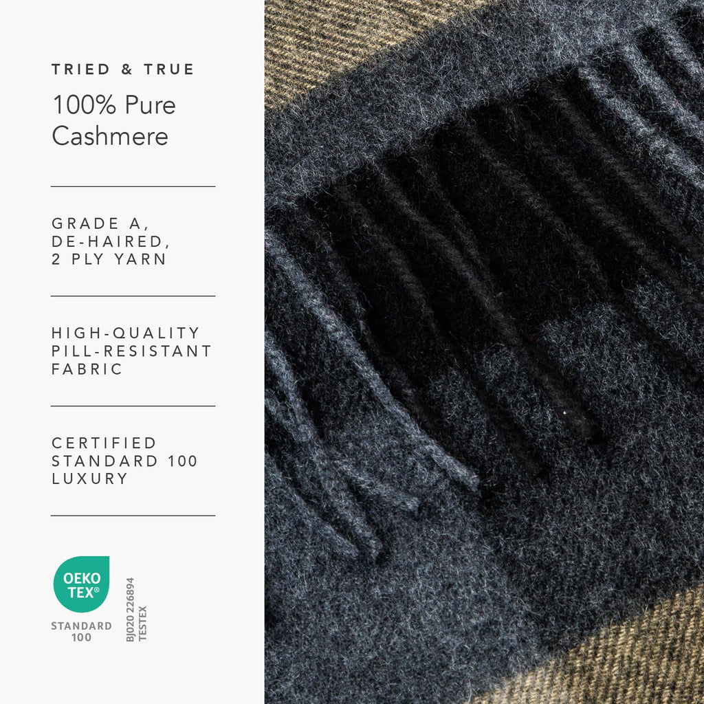 Fishers Finery Women's 100% Pure Cashmere Winter Scarf