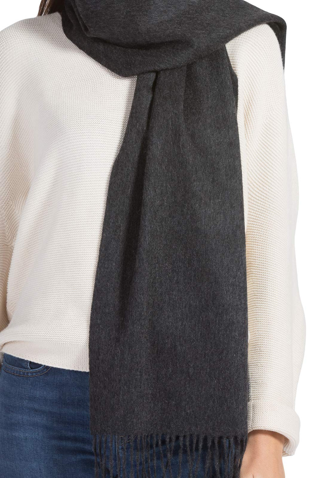 Fishers Finery Women's 100% Pure Cashmere Winter Scarf